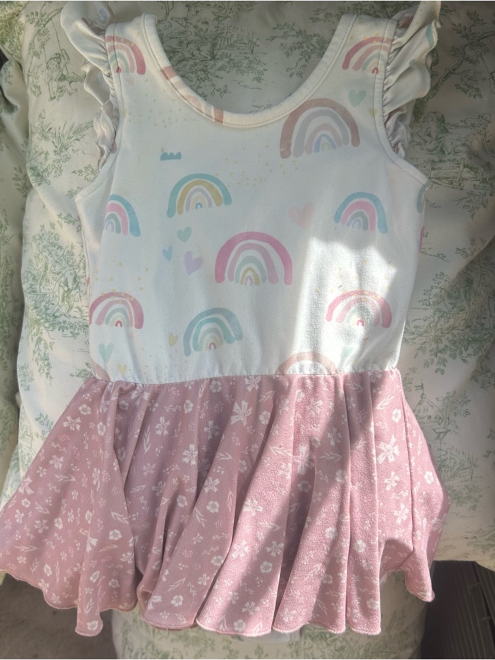 Cheeky plum leotard